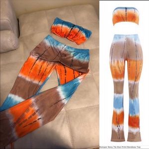 2-piece crop top and pants